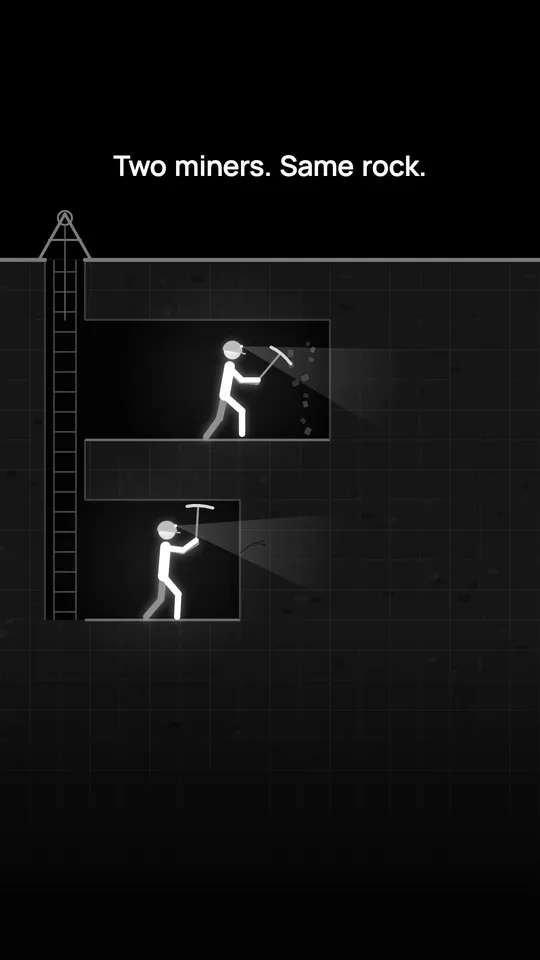 Stickman silhouette